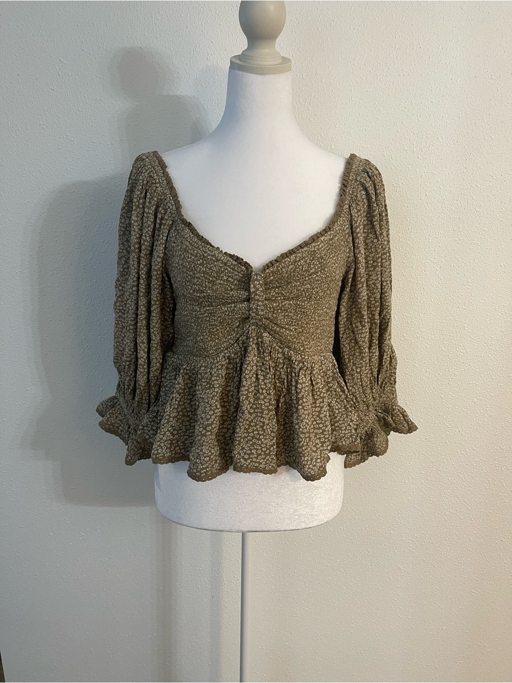 NWT Free People Flowy Crop Top